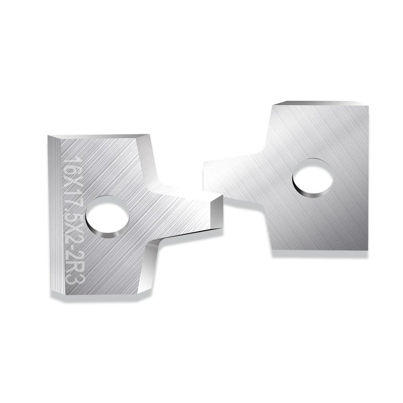 FHONK Woodworking Veneer Edge Trimmer Blades 16x17.5x2.0-2R3 2-Pcs, Chamfer Plane, Edge Banding Cutter, Manual Planer Blade, Burr Scraper for Board & Wood Surfaces (16x17.5x2-2R3, 2-PCS) - Image 5